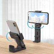 スマホスタンド スマホクリップ 単品 1個 折りたたみ スマホホルダー スマホアクセサリー クリップ式 滑り止め 固定 サイズ調節可 卓上 机 テーブル ベッド 携帯スタンド スマートフォンスタンド おしゃれ かわいい コンパクト 持ち運び ポータブル ブラック 黒