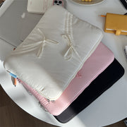 タブレットケース パソコンケース 保護ケース 保護カバー タブレット iPad用 ノートパソコン ファスナー リボン シンプル 可愛い