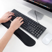 リストレスト キーボード用 パソコン用 手首 PCアクセサリー クッション 手首パット シンプル オフィス パソコン デスクワーク キーボード