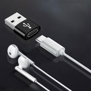 Type-C to USB 変換アダプタ 2個セット 変換コネクタ 充電 データ転送 接続 パソコン スマホ タブレット イヤホン 持ち運び コンパクト 変換 アダプタ コネクタ