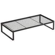 モニタースタンド デスクトップ用PC台 パソコン台 ディスプレイ台 机上ラック 金属製 ロータイプ キーボード収納 インテリア