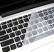 キーボードカバー ノートパソコン用 パソコン用品 クリア 半透明 シリコン 柔らかい 薄手 汚れ防止 ホコリ防止 防水