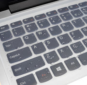 キーボードカバー ノートパソコン用 パソコン用品 クリア 半透明 シリコン 柔らかい 薄手 汚れ防止 ホコリ防止 防水
