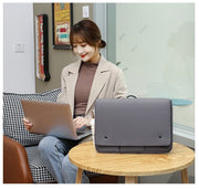 ノートパソコンケース PCケース タブレットケース 保護ケース ポケット付き 裏起毛 スナップボタン パソコンバッグ PCバッグ 収納 小物入れ 持ち運び 防塵 汚れ防止 ビジネス 通勤 通学