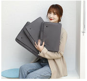 ノートパソコンケース PCケース タブレットケース 保護ケース ポケット付き 裏起毛 スナップボタン パソコンバッグ PCバッグ 収納 小物入れ 持ち運び 防塵 汚れ防止 ビジネス 通勤 通学