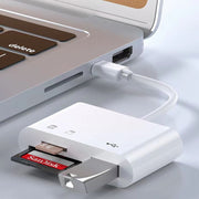 ポータブルカードリーダー microSDカードリーダー TFカード USB3.0 3in1 Type-C Micro-USB 高速データ転送 スマホ タブレット