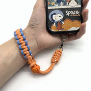 スマホストラップ ハンドストラップ リストストラップ ストラップホルダー付き ケースに挟むだけ 落下防止 手首 太丸紐 カラビナ
