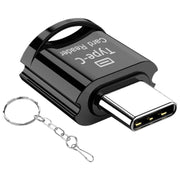 ポータブルカードリーダー microSDカードリーダー TFカード Type-C Micro-USB 高速データ転送 スマホ タブレット
