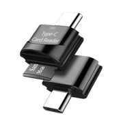 ポータブルカードリーダー microSDカードリーダー TFカード Type-C Micro-USB 高速データ転送 スマホ タブレット