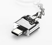 ポータブルカードリーダー microSDカードリーダー TFカード Type-C Micro-USB 高速データ転送 スマホ タブレット