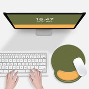 マウスパッド リストレスト付き ハンドレスト一体型 手首クッション 手腕サポート腕置き 滑り止め 手首サポート ソフト