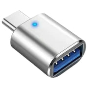 変換アダプター USB3.0 USB-A メス to USB-C Type-C オス OTG 充電 高速データ転送 携帯 持ち運び