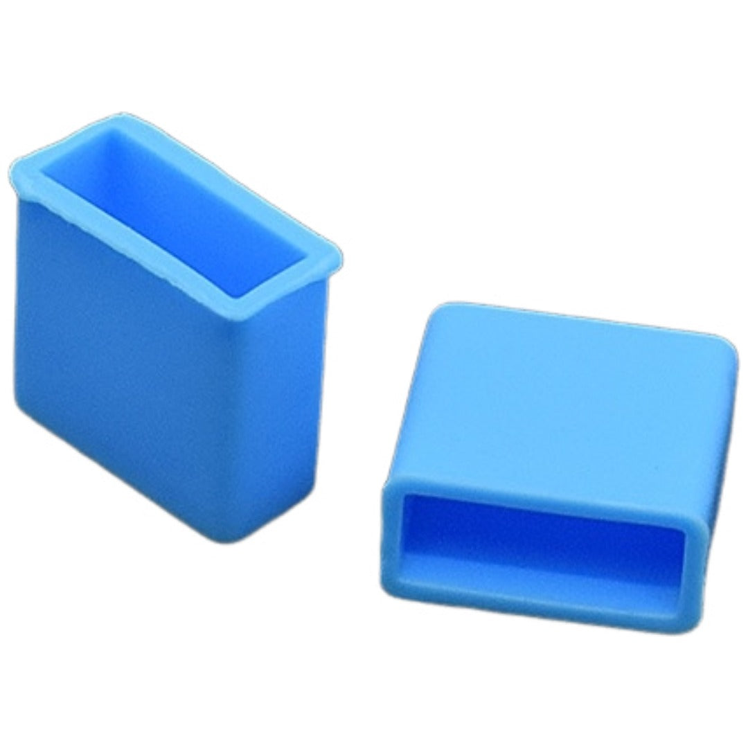 USBキャップ 同色2個セット Type-A コネクタカバー 先端キャップ フタ 蓋 汚れ防止 防塵 シンプル カラバリ豊富 USBメモリ USBケーブル 充電ケーブル