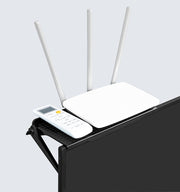 ディスプレイボード モニター用シェルフ モニター上収納台 収納用品 ホワイト ブラック シンプル 滑り止め パソコン テレビ
