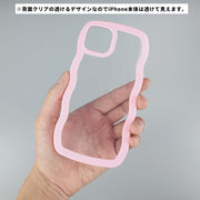 iPhone用ケース iPhone用カバー スマホケース スマホカバー ウェーブケース 波型ケース ウェーブフレーム なみなみケース ソフト 背面保護 キズ防止 iPhone17用 16用 15用 シンプル 無地 実用的 透ける かわいい お洒落