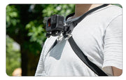 首掛け式マウント ネックストラップ スマホ アクションカメラ GoPro用 ハンズフリー ネックレス式 カメラ固定 POV撮影