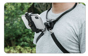 首掛け式マウント ネックストラップ スマホ アクションカメラ GoPro用 ハンズフリー ネックレス式 カメラ固定 POV撮影