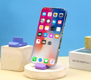 スマホスタンド キーホルダー キーチェーン 持ち歩き スマホ用アクセサリー コンパクトミニ 軽量 小型 縦置き 横置き かわいい おしゃれ