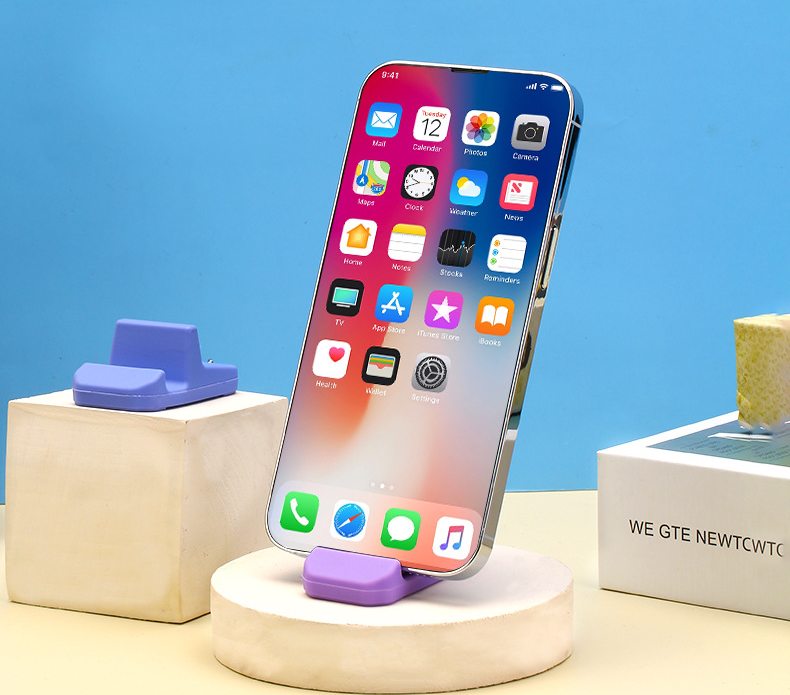 スマホスタンド キーホルダー キーチェーン 持ち歩き スマホ用アクセサリー コンパクトミニ 商品画像3