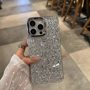 iPhone用ケース カバー スマホケース 耐衝撃 背面保護 ラメ キラキラ 17 16 15 14 13 ProMax Air plus