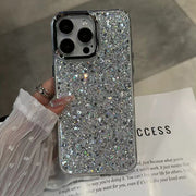 iPhone用ケース カバー スマホケース 耐衝撃 背面保護 ラメ キラキラ 17 16 15 14 13 ProMax Air plus