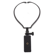 スマホホルダー ハンズフリー 撮影用 首掛け 自撮り gopro対応 動画撮影 首掛けマウント スマホスタンド 携帯ホルダー ネックアーム ネックホルダー 携帯 スマホ ホルダー 手ぶら シンプル