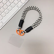 スマホストラップ ハンドストラップ レディース 縄 ロープ バイカラー2重 スマートフォン 手首 カラバリ豊富 かわいい おしゃれ カジュアル 女子 大人女子 女性 携帯 持ち運び ポータブル