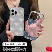 iPhone用ケース iPhone用カバー スマホケース スマホカバー キラキラ クリア 半透明 透け感 シリコン 背面保護 傷防止 汚れ防止 おしゃれ スマートフォン アイフォン かわいい