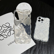 iPhone用ケース iPhone用カバー スマホケース スマホカバー キラキラ クリア 半透明 透け感 シリコン 背面保護 傷防止 汚れ防止 おしゃれ スマートフォン アイフォン かわいい
