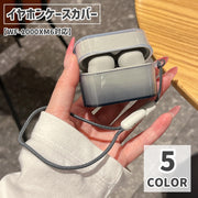 イヤホンケースカバー ソニー SONY WF-1000XM6対応 透明 グラデーション ストラップ付き カラビナ付き 保護 傷汚れ防止 持ち運び