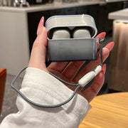 イヤホンケースカバー ソニー SONY WF-1000XM6対応 透明 グラデーション ストラップ付き カラビナ付き 保護 傷汚れ防止 持ち運び