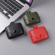 イヤホンケースカバー Sony用 ソニー用 イヤホンアクセサリー 充電口 レザー調 カラビナ付き 保護ケース バッグチャーム 汚れ防止 傷汚れ防止 持ち運び シンプル おしゃれ