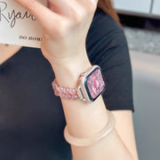 スマートウォッチバンド スマートウォッチベルト レディース 女性 スマートウォッチ用アクセサリー 交換ベルト AppleWatch用 ブレスレット風 カジュアル ポップ フェミニン 可愛い かわいい キュート おしゃれ