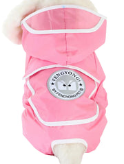 犬用レインコート ペット服 小型犬 中型犬 ポンチョ 雨具 雨合羽 ペットウェア 梅雨対策 散歩 お出掛け ペット用品 レイングッズ 雨カッパ 帽子付き 着せやすい かわいい オシャレ ポケット付き XS S M L XL 2XL