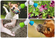 ペット用シャワーヘッド ペットボトル用ジョウロ 犬 シリコン製 ジョーロ キャップ 水やり 散水 洗浄 マナー おしっこ お散歩