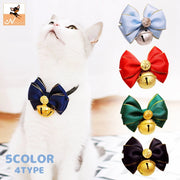 チョーカー ペット用アクセサリー 猫用 首飾り 蝶ネクタイ リボン 鈴 チャーム 無地 かわいい 可愛い おしゃれ ねこ ネコ セーフティバックル