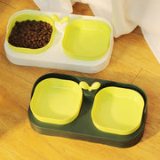 ペット用フードボウル 猫用 犬用 食器 ペットグッズ ペット用品 ネコ イヌ エサ入れ 水入れ 餌入れ ウォーターボウル お皿 小型犬 無地 単色 シンプル 2連タイプ