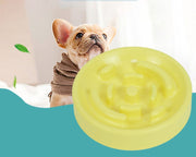 ペット用食器 フードボウル ペットボウル エサ入れ 餌入れ 犬 イヌ 猫 ネコ 傾斜 凹凸 プラスチック シンプル 丸型 ラウンド 早食い防止