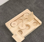 小動物用給餌器 フォージングトイ ハムスター用給餌器 エサ入れ 餌入れ 木製 おもちゃ ペット ハムスター リス モモンガ チンチラ ウサギ 鳥 小鳥 インコ 小動物 ケージ 遊び道具