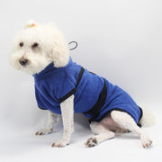バスローブ ガウン ペット用品 Sサイズ Mサイズ 小型犬 中型犬 わんちゃん用 犬用 猫用 ペットタオル 犬用タオル シャワー お風呂 水浴び 散歩