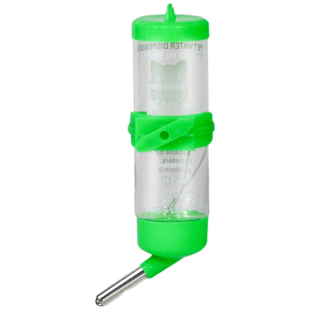 自動給水器 水飲み器 ウォーターボトル 125ml ペット用品 小動物 ハムスター ウサギ 犬 猫 ケージ取り付け 水漏れ防止