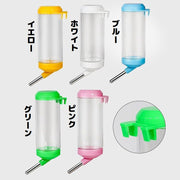 自動給水器 水飲み器 ウォーターボトル 500ml ペット用品 犬 猫 小動物 ハムスター ウサギ ケージ取り付け 水漏れ防止