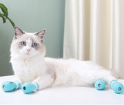 猫用足カバー ペット用品 猫靴 手袋 爪カバー シリコン 爪切り 病院 お風呂 爪保護 便利 簡単 緑 ピンク