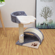 キャットタワー 猫用おもちゃ ペット用品 サイザル麻 爪とぎポスト 猫ハウス 据え置き型 玩具 ふわふわ ストレス解消 運動不足解消 ネズミのオモチャ スクラッチ クライミング 猫じゃらし 一人遊び 引っ掻き 肉球モチーフ 三角形 紐付き ボール 玉 グレー ピンク ブラウン 室用 ねこ ネコ CAT