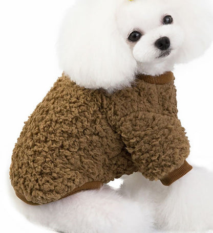 ドッグウェア 犬服 ペット服 ペット用品 ジャケット ブルゾン ブラウン バリエーション画像