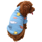 ペットウェア ドッグウェア トレーナー 犬服 袖あり プリント プルオーバー あったか 暖かい 防寒 お散歩 かわいい キュート イヌ いぬ ワンちゃん