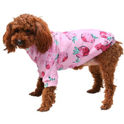ペットウェア ドッグウェア トレーナー 犬服 袖あり プリント プルオーバー あったか 暖かい 防寒 お散歩 かわいい キュート イヌ いぬ ワンちゃん