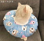 エリザベスカラー 猫用 猫用品 猫グッズ 犬用 犬用品 犬グッズ ペット用品 ソフトタイプ ドーナツ型 クッション 柔らかい カラバリ豊富 おしゃれ かわいい
