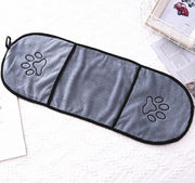 ペット用タオル 吸水タオル 23×65cm 犬用 猫用 ペット用品 ループ付き マイクロファイバー 体拭き 吸水性 シャンプー後 お風呂上り タオルドライ イヌ用 ネコ用