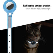 ネコ用首輪 猫用首輪 猫用カラー ネコ用カラー チョーカー Air Tagケース付き ペット用品 ペットグッズ ゴム入り 一部ゴム 迷子防止 Dカン バックル フェイクレザー 反射材 ドライバー付属 ドライバーセット ツートンカラー バイカラー シンプル カジュアル かわいい 可愛い キュート